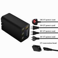 Nouveau chargeur de voyage USB Type-C 4 ports 140W GaN avec prise en charge QC3.0 et PD pour ordinateur portable, appareil photo et écouteurs - Utilisation au bureau et à domicile