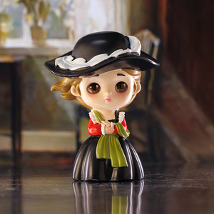 Yu Mo Craft - Figura Coleccionable de Resina de la Famosa Pintura 'La Niña' en Caja Sorpresa, Juguete Decorativo de Escritorio, 6 Ediciones Básicas y 1 Edición Oculta - Product Image 4