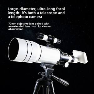 Refractor Portátil Multifuncional: Compañero para Observación de Estrellas en Viajes - Product Image 4