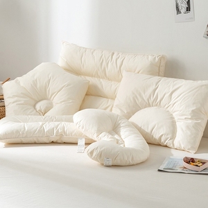100% algodón Protector de sueño para recién nacidos Almohada de cabeza infantil de punto con relleno de fibra reciclada ecológica Aprobado por Oeko-Tex - Product Image 3