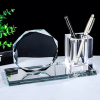 Porte-stylo personnalisé Honor of Crysal, cadeau pour la Journée des enseignants, décoration de bureau, fournitures de bureau, trophée en cristal, porte-stylo