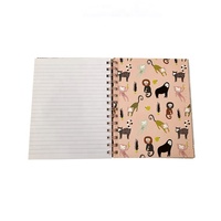 Carnets d'exercices classiques pour le campus, avec reliure spirale double anneau, en papier offset imprimé – Cadeau promotionnel