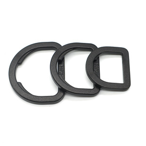 Anneau en D en plastique noir 32MM 27MM 20MM, boucle de réglage pour sac à dos, sangle et siège bébé - Product Image 3