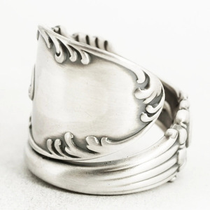 Anello Aperto Vintage con Fiore, Regolabile, Gioiello da Dito alla Moda per Donna, Regalo per Uso Quotidiano - Product Image 6