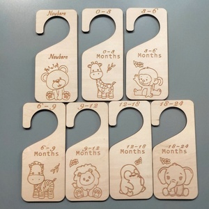 Décoration de Noël en bois, pendentif artisanal, cadeau, décoration d'intérieur, style européen et américain, pièces en bois, produits en forme d'élk, livraison rapide - Product Image 2