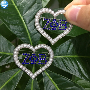 Spilla a Cuore I Love Zeta Phi Beta con Simbolo Colomba e Perla, Charm Sorority 1920 ZPB per Decorazione <span class=keywords><strong>Blazer</strong></span> e Abito - Product Image 1