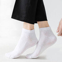 Chaussettes en polyester en gros, en stock, unisexes, décontractées, prix d'usine, expédition rapide en 1 à 3 jours
