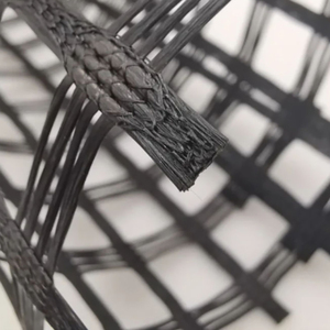 Xây Dựng Đường Composite sợi thủy tinh <span class=keywords><strong>geogrid</strong></span> không dệt vải địa kỹ thuật Polyester vật liệu nhựa bitum tráng CE/ISO9001 - Product Image 6
