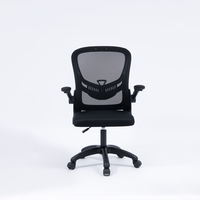 Repose-pieds pliable multifonction chaise de bureau en maille pieds muets en alliage d'aluminium chaise ergonomique en maille
