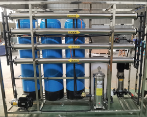 เครื่องกรองน้ำบาดาลสำหรับใช้ในบ้านและเชิงพาณิชย์ ระบบ Reverse Osmosis ควบคุมด้วย PLC พร้อมปั๊มกรองน้ำ 500 ลิตร/ชั่วโมง - Product Image 6