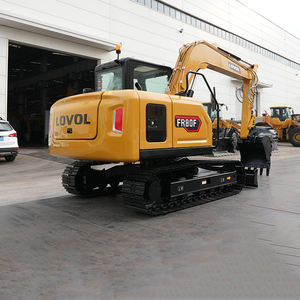 รถขุดดินดีเซลราคาประหยัด 8 ตัน แบบตีนตะขาบ เครื่องยนต์ไฮดรอลิก สำหรับงานก่อสร้าง รถขุดขนาดใหญ่ - Product Image 4