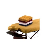 Ensemble de draps de lit pour table de massage en flanelle de luxe, 3 pièces