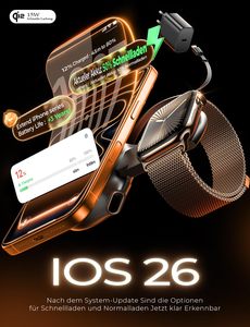 LISEN Stazione di Ricarica Wireless Veloce 3 in 1, Supporto Magnetico Multifunzionale per <span class=keywords><strong>iPhone</strong></span> 16, Samsung, IWatch, AirPods, Casa - Product Image 3