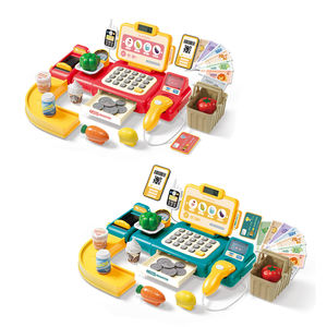 <span class=keywords><strong>Caisse</strong></span> <span class=keywords><strong>enregistreuse</strong></span> pour enfants améliorée, jouets, guide vocal, scanner, reconnaissance intelligente des achats et autres modes - Product Image 1