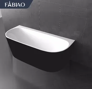 Fabiao Tina Bano 1 Persoon Zitbad Sauna Spa Bathup Acryl Solid Surface Rechthoekige Barth Bad