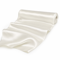 Tissu en Soie de Mûrier Pure à 100% Charmeuse 22 Momme Jacquard et Tissage Uni, Matière en Soie Écologique pour Robes de Mariée et Vêtements de Nuit
