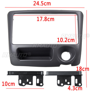 หน้ากากวิทยุติดรถยนต์ 2 DIN สำหรับ Toyota Yaris, Echo, Vitz ปี 1999 2000 2005 ชุดแผงหน้าปัดวิทยุ DVD สเตอริโอ CD พร้อมชุดแต่งคอนโซล - Product Image 2