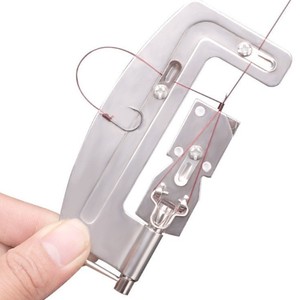 Herramienta manual de acero inoxidable para atar anzuelos de pesca al aire libre, herramienta manual para atar anzuelos de pescado de agua dulce Ztc015 - Product Image 2