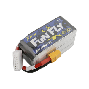 Batterie Lipo haute C taux 100C <span class=keywords><strong>Tattu</strong></span> <span class=keywords><strong>FunFly</strong></span> 1300mah <span class=keywords><strong>6s</strong></span> pour drone RC quadrirotor FPV - Product Image 3