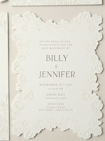 Invitation de mariage sophistiquée de style français sur mesure, carte en papier personnalisée haut de gamme pour anniversaire, invitation formelle fabriquée en Chine