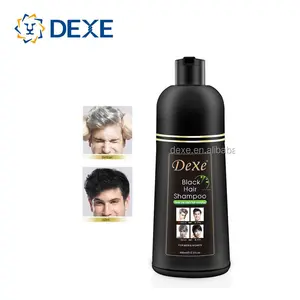 Natural Dexe Black Hair Color Dye Shampoo For Grey Hair Original Factory Private Label OEM ODM Cheap Price