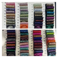 Stock Dorure Dentelle 100% Polyester Tissu Estampage À Chaud Tissu Feuille Tissu pour Femmes Robe De Soirée Tissu