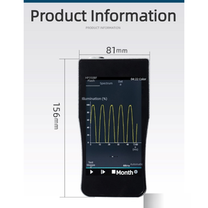NAPUI HP350BF Photomètre de lumière bleue anti-scintillement, mesureur d'éclairement spectral pour le <span class=keywords><strong>test</strong></span> des éclairages LED - Product Image 3