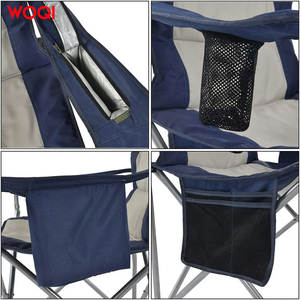 Chaise pliante de camping Woqi 23.22x23.22x38.97 pouces, structure en aluminium, tissu Oxford, pour la pêche et les activités de plein air - Product Image 2