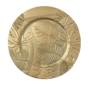 Plateau et plateau à fruits dorés brillants haut de gamme pour banquet de mariage, design rétro <span class=keywords><strong>tendance</strong></span> <span class=keywords><strong>2023</strong></span>, luxe léger, rond, isolation thermique - Product Image 5