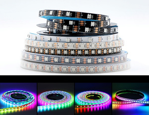 WS ws2818 <span class=keywords><strong>ws2801</strong></span> ws2812b WS <span class=keywords><strong>SMD</strong></span> <span class=keywords><strong>RGB</strong></span> 60/74/96/144 pixel <span class=keywords><strong>LED</strong></span> Strip - Product Image 2