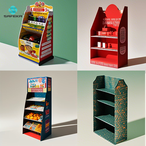 Safeka Free Customized Different Layers Promotional Cardboard <strong>Perfume</strong> Stand Display Rack for <strong>Shop</strong>