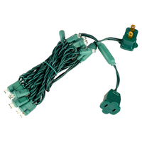 Guirlande lumineuse LED mini UL 120V 5MM, 10M 100 LED, espacement de 4 pouces, avec prise US, pour décoration de Noël et éclairage festif