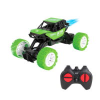 Voiture RC d'escalade HTL à l'échelle 1:18 avec pulvérisation et lumières LED, véhicule tout-terrain télécommandé à dérive latérale pour enfants et adultes