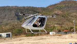 طائرة بدون طيار SHUIMAN JINSHAN موثوقة لنقل الركاب بحمولة 90 كجم وسرعة طيران 36 كم/ساعة، طائرة خفيفة الوزن للغاية للاستخدام المدني - Product Image 3