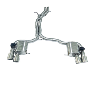 Silencieux d'échappement Catback GFC pour Porsche Macan <span class=keywords><strong>S</strong></span> <span class=keywords><strong>B5</strong></span> 2014 T 2017-3.0 Système d'échappement électrique construit avec tuyau SUS304 - Product Image 1