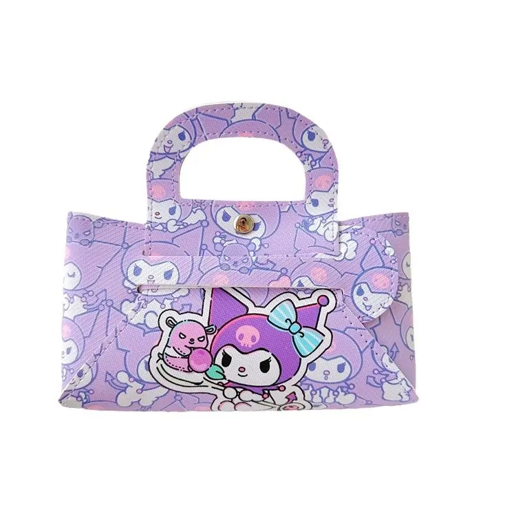 Stock de fábrica, venta directa, bolso de dibujos animados de corazón de niña linda japonesa, monedero creativo cero, Bolso pequeño portátil para niños