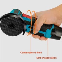 Meuleuse d'angle électrique portable 500W 12V mini, diamètre réglable, 2 batteries pour polissage domestique, bricolage et industriel