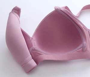 여성용 얇은 컵 심리스 노와이어 브라, 뷰티 백 디자인 통기성 좋은 푸쉬업 기능성 빅사이즈 브라렛 - Product Image 5