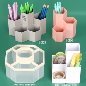 SUNSHING Acrylic Pen Holder Organizer <b>Large</b> Capacity Desktop Organizer with Drawer for Pens, Pencils, Markers, and Art Supplies - Product Image 2