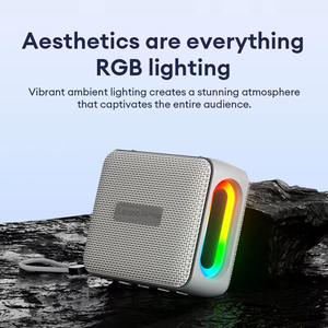 Enceinte portable Lenovo HD108 6.0 Mini, sans fil, avec éclairage RGB, longue autonomie, son stéréo haute fidélité, pour extérieur - Product Image 4