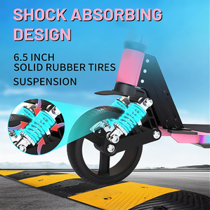 S303 130W 24V <span class=keywords><strong>2</strong></span>.5ah Gấp Ngoài Trời <span class=keywords><strong>E</strong></span>-Xe Tay Ga <span class=keywords><strong>2</strong></span> Bánh Xe 6.5Inch Lốp An Toàn Bé Đá Xe Tay Ga Off Road Màu Hồng Mini Điện Xe Tay Ga - Product Image 4