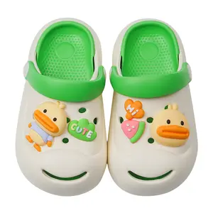 Hot Sale Children Indoor Outdoor Slides Slipper Fashion Waterproof Summer Beach Kids Clogs For Home