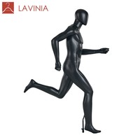 Mannequin de vitrine en fibre de verre Lavinia Boutique, tête et corps entiers, gris, taille adulte européenne, sur mesure