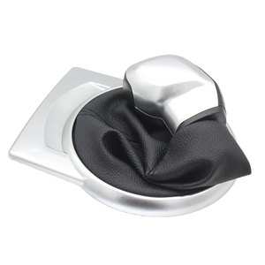 Citroen Gear <b>Shift</b> <b>Knob</b> Silver Leather 5-Speed Ergonomic For C4 2004-2008 QZXN-F24 - Product Image 1