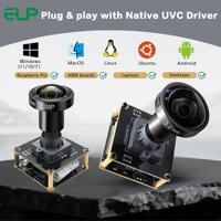Modul Kamera ELP 20MP 4K USB3.0 3840P 27.5FPS AR2020 Sudut Lebar 128 °   Webcam UVC untuk Windows Linux Mac Raspberry Pi Jetson Nano