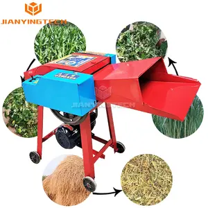 agricultural machinery cattle goat grass cutting 2.2-3kw straw silage chaff cutter animal feed making machine for farms