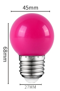 Sáng tạo mini LED bóng hộ gia đình đầy màu sắc lãng mạn bong bóng đèn với E27 vít bóng cho phòng ngủ trang trí ánh sáng - Product Image 3