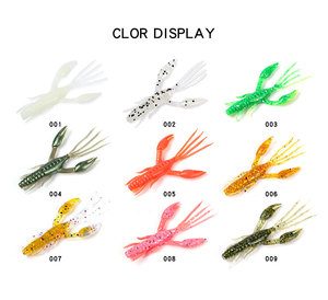 FTK 1 PIÈCES 60MM 1.5G <span class=keywords><strong>Cray</strong></span> LureFishing Basse Carpe Leurre Minnow Leurre Appâts Artificiels Ver Appâts De Pêche Doux De Pêche - Product Image 2