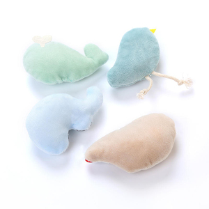 Hot Selling Sustainable Under $2 Unbranded <b>Small</b> Plush Indoor Cartoon Cat Chew Relaxing Toy - Product Image 3
