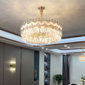 Lámpara de araña de decoración interior, luz colgante Led de cristal moderno para sala de estar - Product Image 1